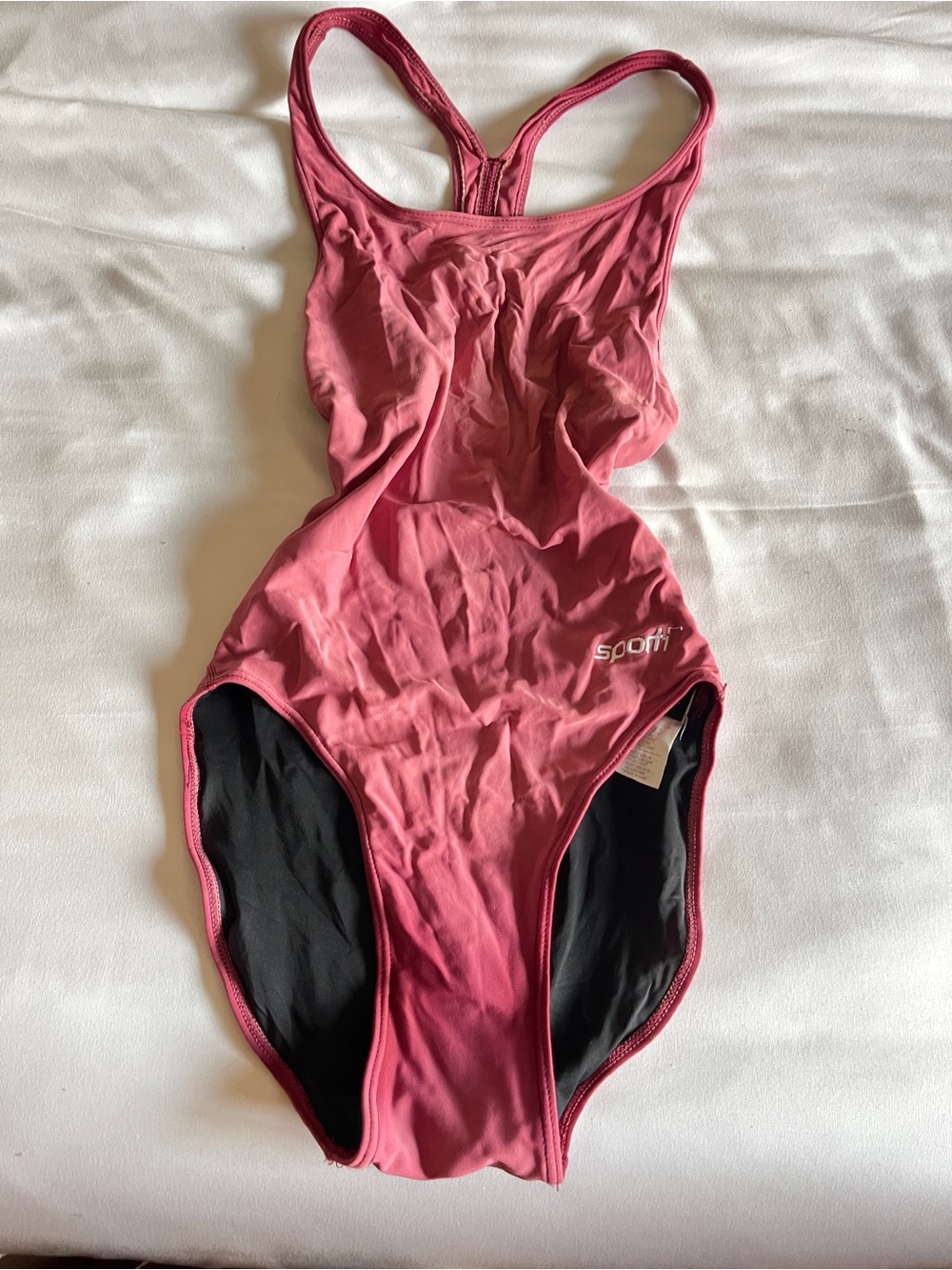 Sporti Swimsuit Size 28 One Piece Training Swimwear Pink - Picture 15 of 15
